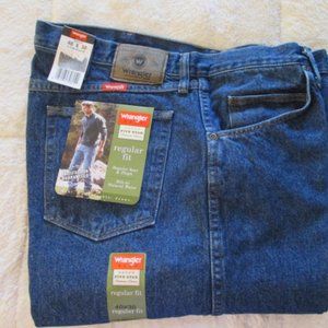 Men's Wrangler Blue Jeans 40X30 Regular Fit